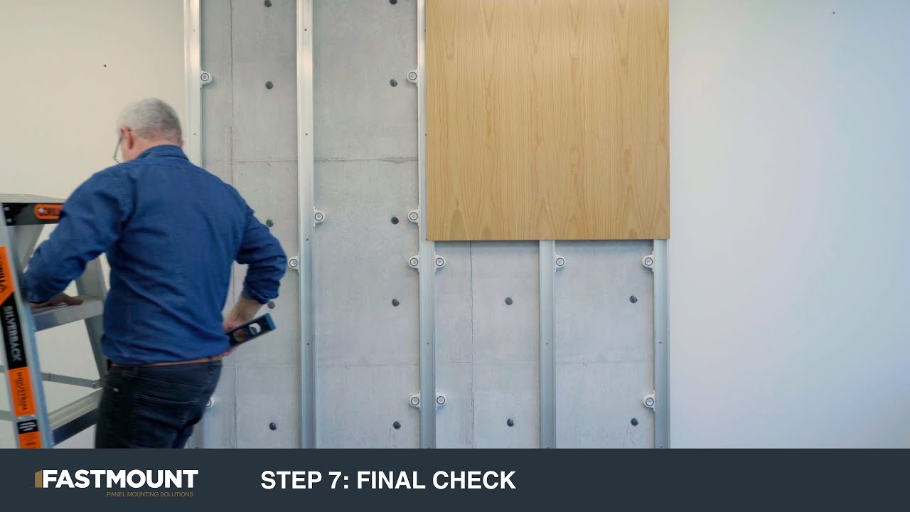 How To Attach Plywood Panels To A Concrete Wall With Hidden Fixings And how-to-attach-plywood-panels-to-a-concrete-wall-with-hidden-fixings-and