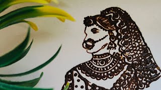 dulhan mehndi design ll bridal mehndi design for beginners ll @makeupartistqueen #youtube #mehndi