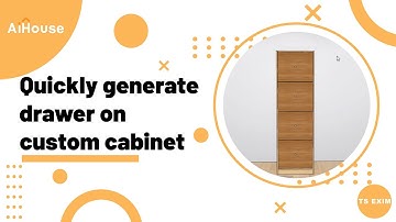 [System Cabinet FAQ] How to quickly generate drawer on custom cabinet new? | AiHouse