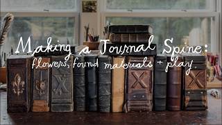 How to Make a Decorative Spine for Your Handmade Journal | Bookbinding Tutorial | Peg and Awl