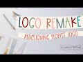 Logo Redesign: Florist Company | Logo Design Process