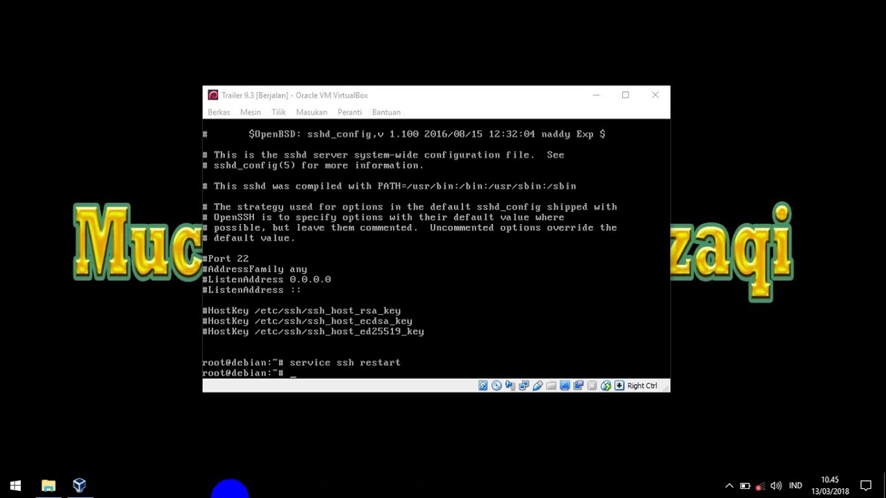 Cara Merubah Port Default SSH Pada Debian 9 YouTube cara-merubah-port-default-ssh-pada-debian-9-youtube