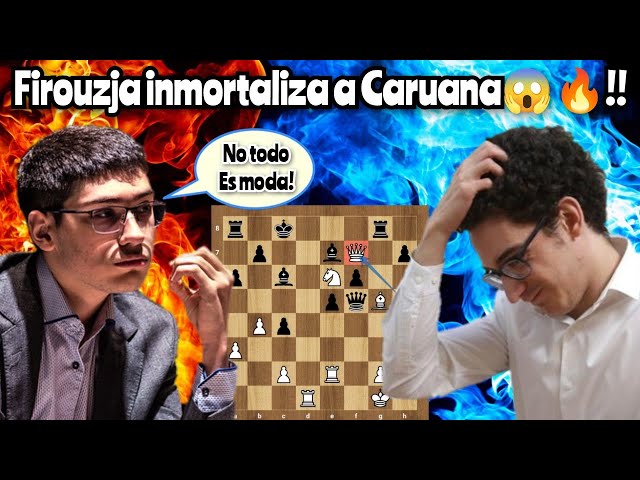 FIROUZJA INMORTALIZA A CARUANA😱🔥!! Firouzja vs. Caruana (Torneo