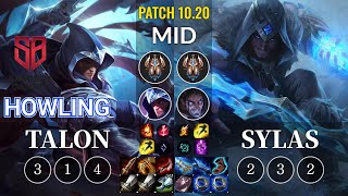 SB Howling Talon vs Sylas Mid - KR Patch 10.20