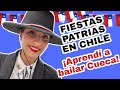 TRADICIONES CHILENAS EN FIESTAS PATRIAS 🇨🇱| VENEZOLANA BAILANDO CUECA💃