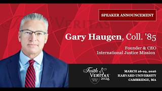 FV26 Speaker Announcement: Gary Haugen, Coll. '85