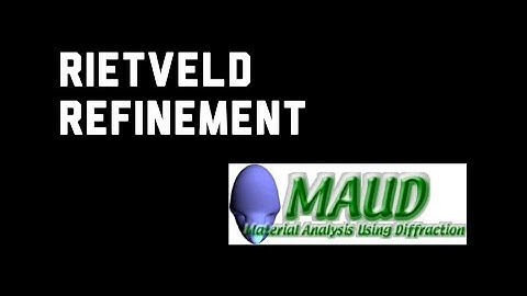 ［Tutorial］Rietveld Refinement (Maud)