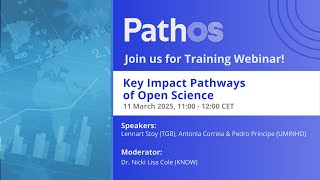 PathOS Training Session: Key Impact Pathways of Open Science