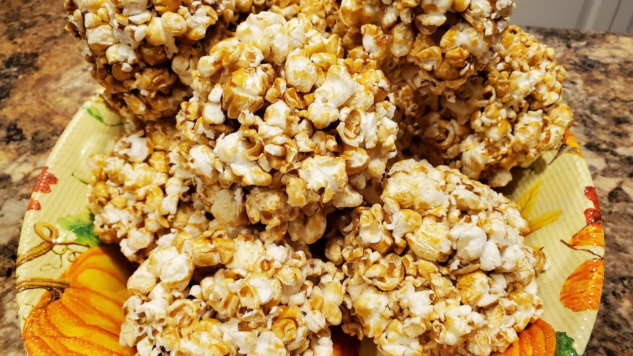 Old Fashioned Louisiana Popcorn Balls Made With Steen's Syrup 5 Star