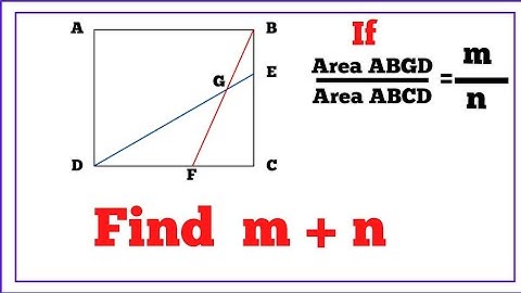 |69|Find the Value of m + n | A maths Olympiad Question from Singapore|