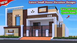 Latest Small House Elevation Designs with Vastu Floor Plan 2021 | House designs with Details