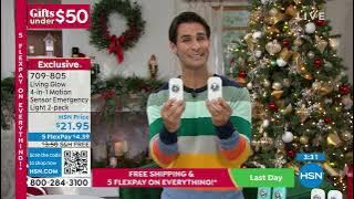 Living Glow 4in1 Motion Sensor Emergency Light 2pack