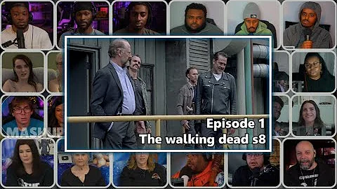 THE WALKING DEAD SEASON 8 EPISODE 1 REACTION MASHUP
