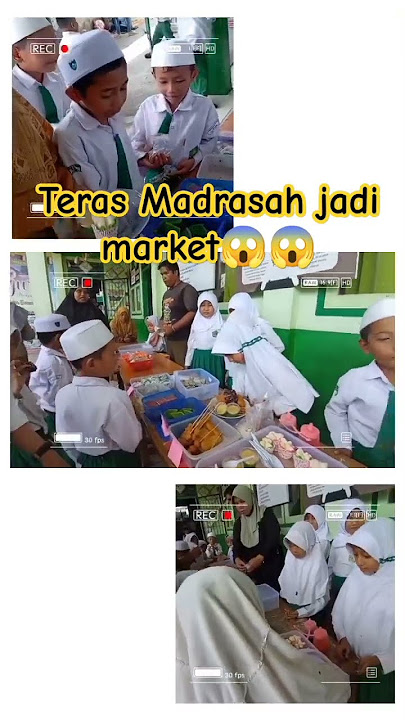 Teras Madrasah jadi market 😱😱