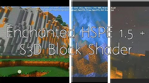 Enchanted HSPE 1.5 or 1.8 + S3D Pack | Minecraft Trailer