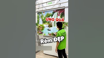 Ưng bộ rèm cuốn in tranh tự động này quá..#remcua #remtudong #shorts #thinhhanh