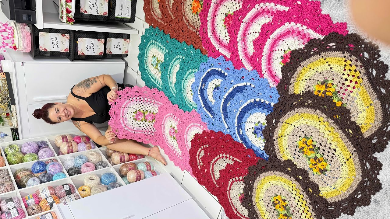 Uma linda produção de 7 jogos de banheiro Jaque // SUCESSO NO MEU ATELIÊ 