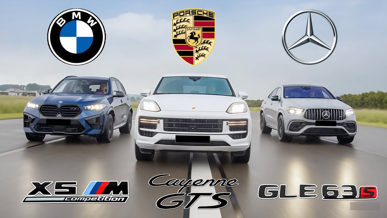 2026 Porsche Cayenne GTS vs BMW X5 M Competition vs Mercedes-AMG GLE ...