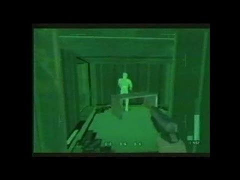 Perfect Dark Nintendo 64 Gameplay - Killing Guards,