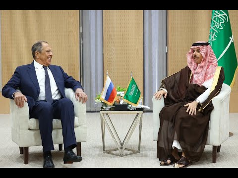 С.Лавров и Ф.Бен Фархан, Эр-Рияд, 9 сентября 2024 года