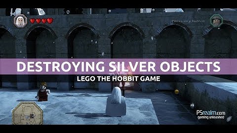 How to destroy silver objects in Lego Hobbit