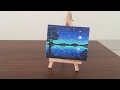How to Paint a Starry Sky | Acrylic Painting | BooBooPaintz