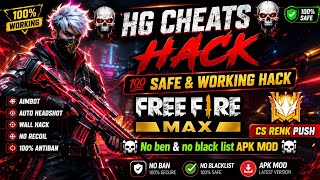 HG CHEATS HACK ☠️ FREE FIRE HACK🔥HEAD SHOT HACK , 🔥#freefire #hacker #hacks #hack #sdteamlegend0.2 screenshot 2