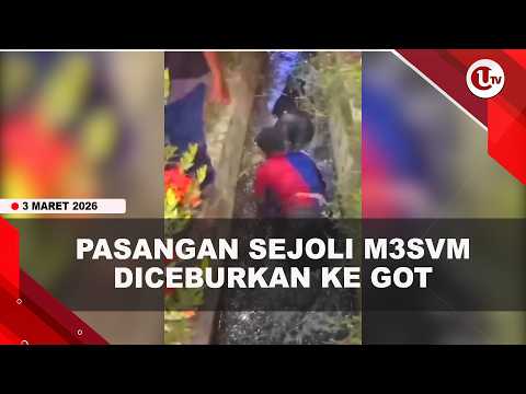 KEPERGOK M3SvM SAAT TARAWIH, PASANGAN SEJOLI DICEBURKAN WARGA KE GOT | U-NEWS