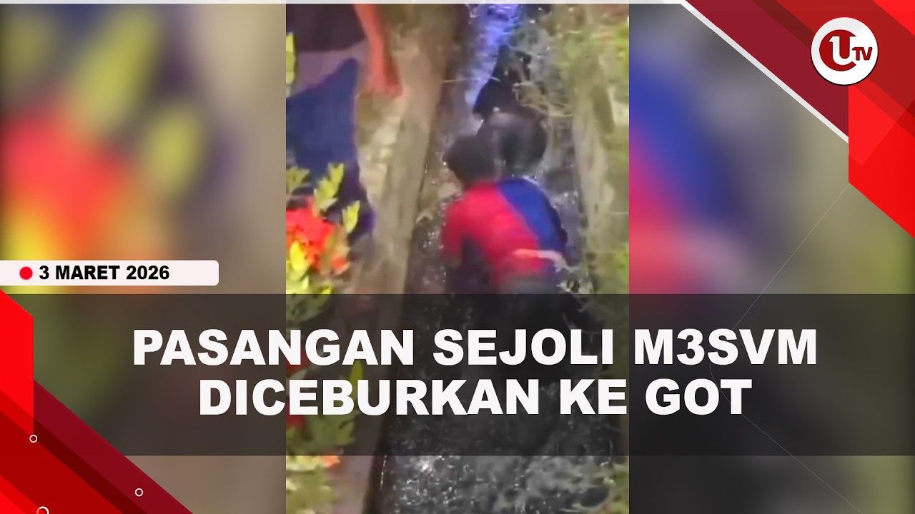 KEPERGOK M3SvM SAAT TARAWIH, PASANGAN SEJOLI DICEBURKAN WARGA KE GOT | U-NEWS