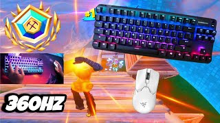 Apex Pro TKL ASMR🤩 Cash Cup 💰 Satisfying Keyboard Fortnite 360 FPS Smooth 4K