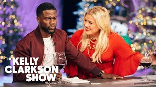 Kevin Hart And Kelly Can't Stop Laughing During This WineTasting Demo