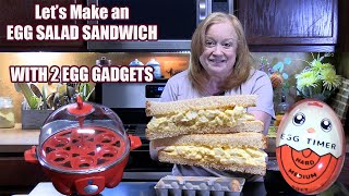 EGG SALAD SANDWICHES Using 2 Egg Gadgets