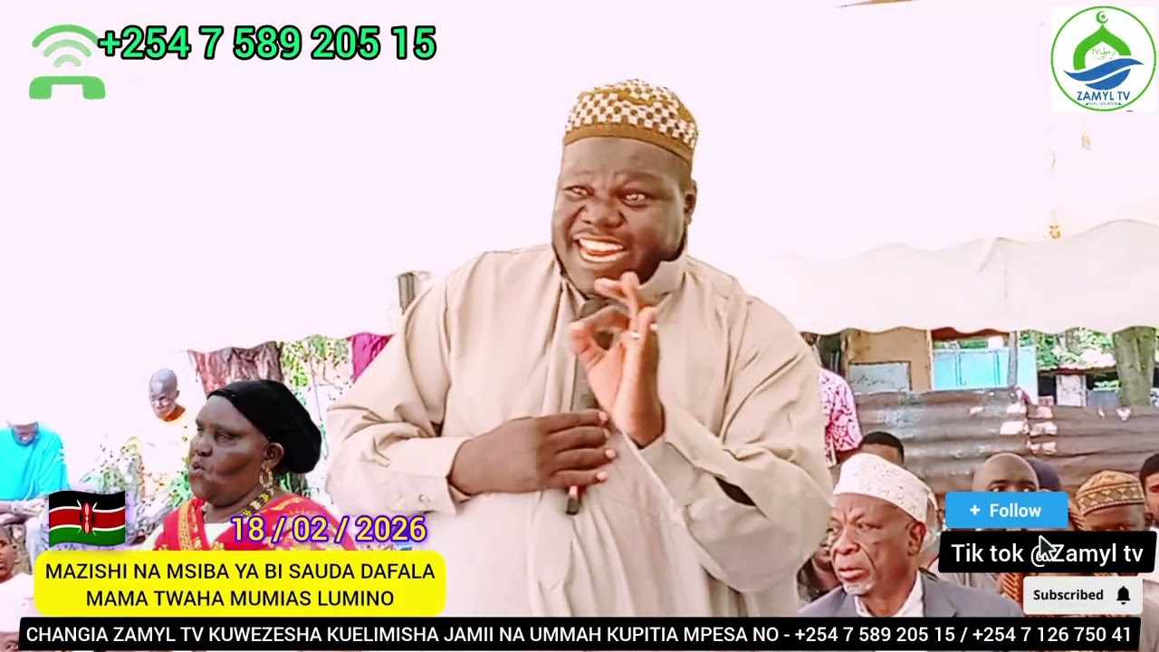 MSIBANI BI SAUDA DAFALA MUMIAS LUMINO, NASAHA NZITO WATOA MASHEIKH KWA WAUMINI.