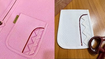 LEARN TO MAKE THIS BEAUTIFUL POCKET THAT WILL BLOW YOUR CUSTOMERS MIND 🤯 | VERY EASY AND FAST