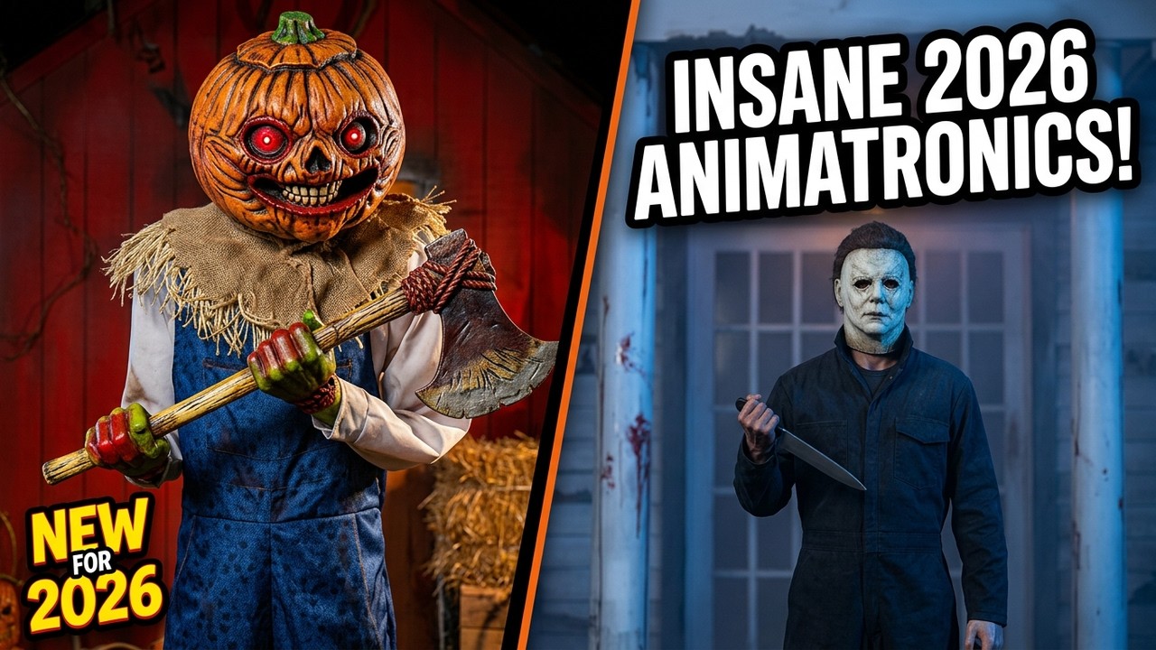 Video thumbnail — Spirit Halloween's New 2026 Animatronics Are INSANE!