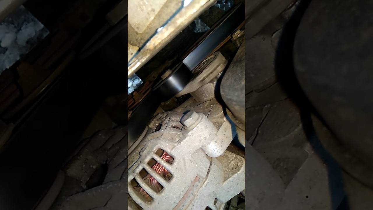 Дёргается натяжитель ремня генератора пежо 307 2.0 HDI - YouTube