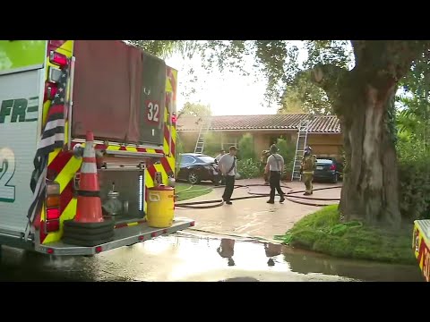 Family believes home was intentionally set on fire in northwest Miami-Dade