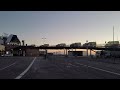 30 ambulancer kører ombord på færgen i Gedser. Video: Claus Hansen
