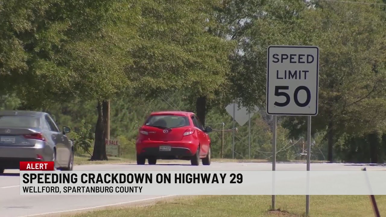 Wellford Police 'pleading' for drivers to slow down on US29 YouTube