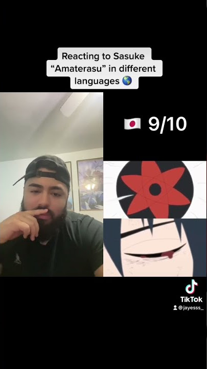 Sasuke “Amaterasu” in different languages