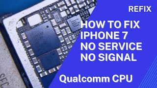 how to fix iPhone 7 No Service/ No Signal | iPhone 7 Qualcomm No Modem Frimware | 2022