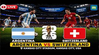 Argentina vs Switzerland LIVE: Messi vs Granit Xhaka | FIFA World Cup 2026 Quarter Final |ARG vs SUI