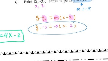 Lesson 3.6: Parallel and Perpendicular Lines