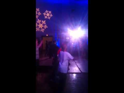 Kristen Lowe singing at St. Sabina Academy