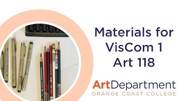 Materials for VisCom 1 Art 118