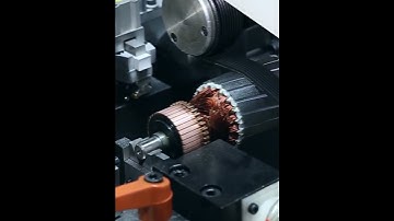 Automatic universal motor armature  balancing machine #manufacturing #motor #factory #armature