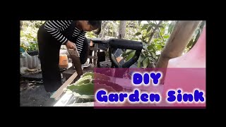 How to make DIY sink /Mama CARING'S Garden