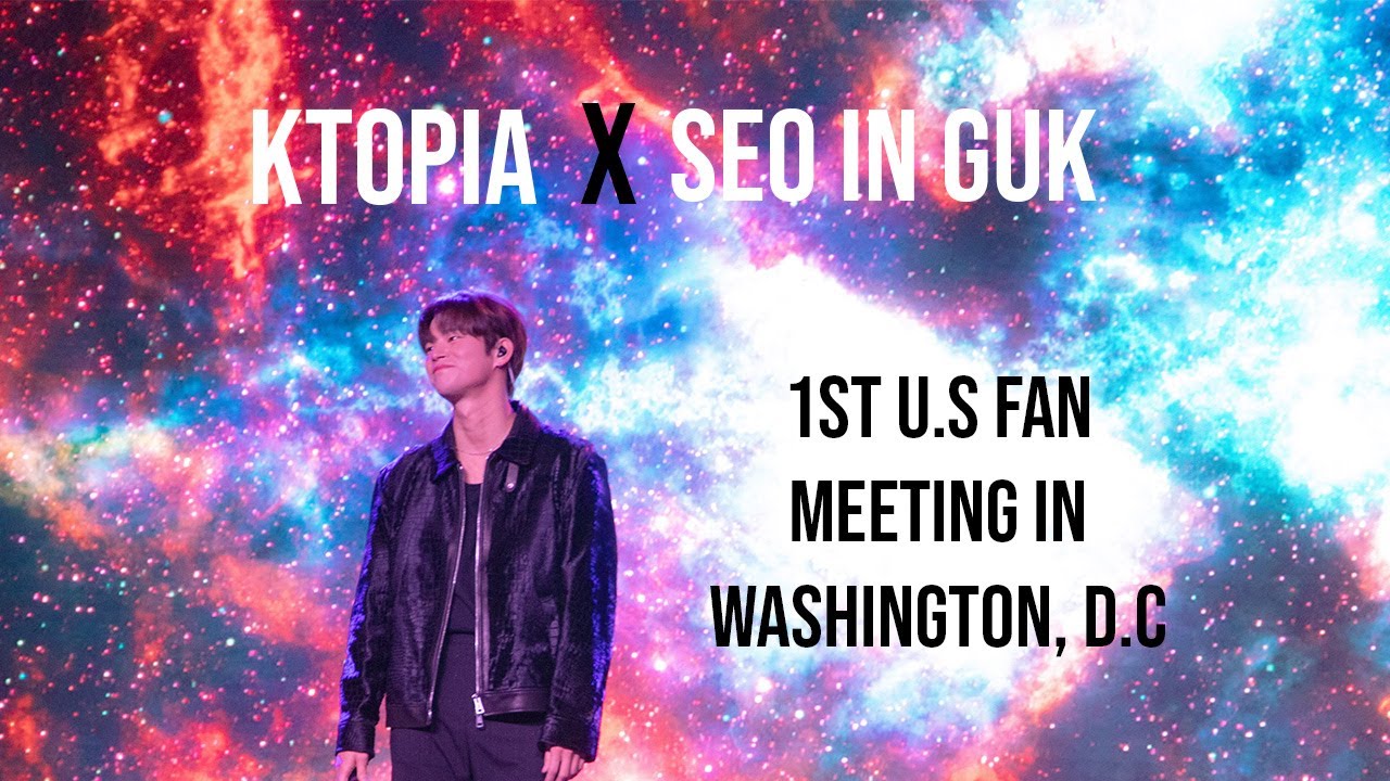 KtopiaX Exclusive! // Seo In Guk //1st U.S Fan Meeting