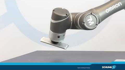 ADHESO Pouch Greifer an Omron TM Cobot