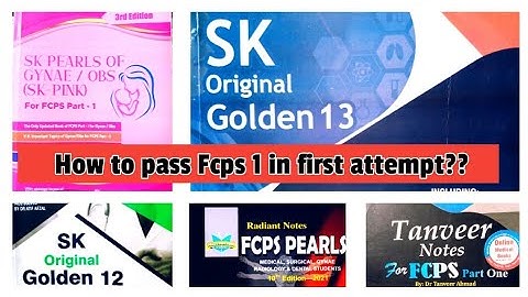How to pass FCPS -1 Gynae&Obs in  first attempt???